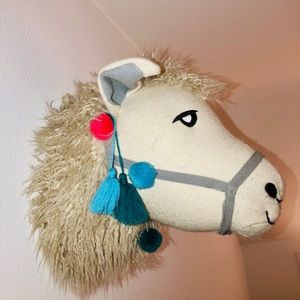 Llama wall head hanging (home decor)